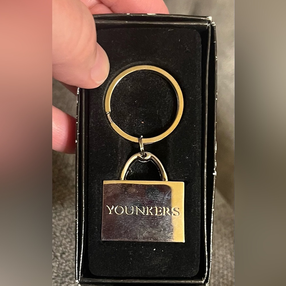 Younkers Silver tone Key Chain